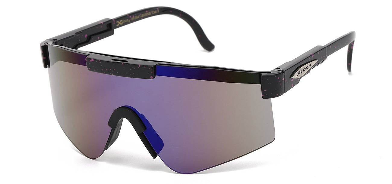 Xloop Simless Shield Sunglasses x3641-bkrnb