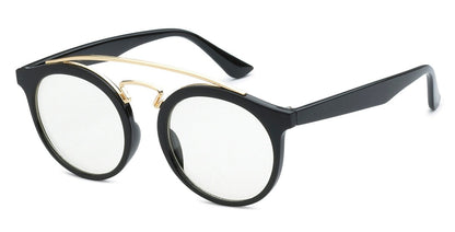 Classic Round Clear Lens Glasses nerd-043