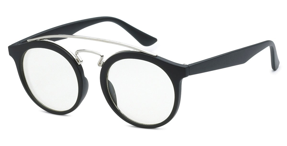 Classic Round Clear Lens Glasses nerd-043