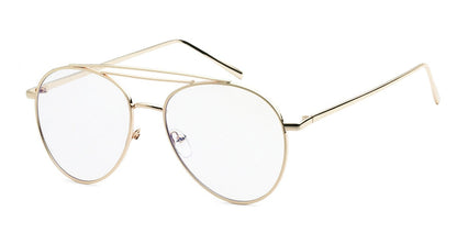 Brow-Bar Aviator Clear Lens nerd-065