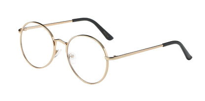 Clear Lens Metal Round Frame nerd084