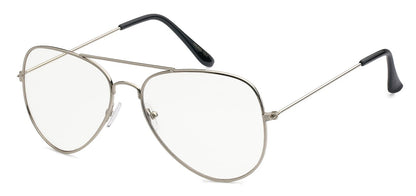 Classic Aviator Clear Lens nerd-101