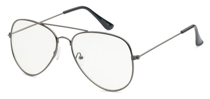 Classic Aviator Clear Lens nerd-101