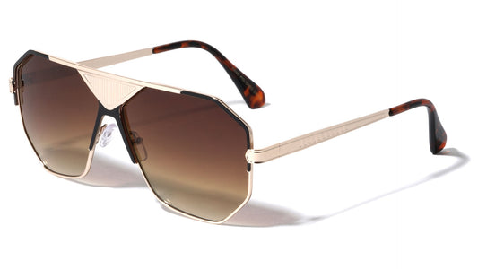 Modern Metal Frame Aviators Sunglasses av-1716