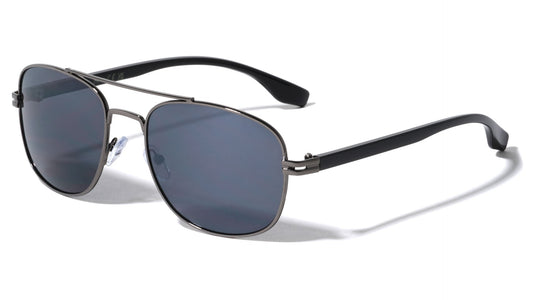 Metal Square Aviators Sunglasses bm759