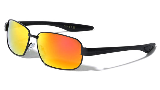 Mirror Lens Rectangle Sports Sunglasses bm761