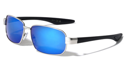 Mirror Lens Rectangle Sports Sunglasses bm761