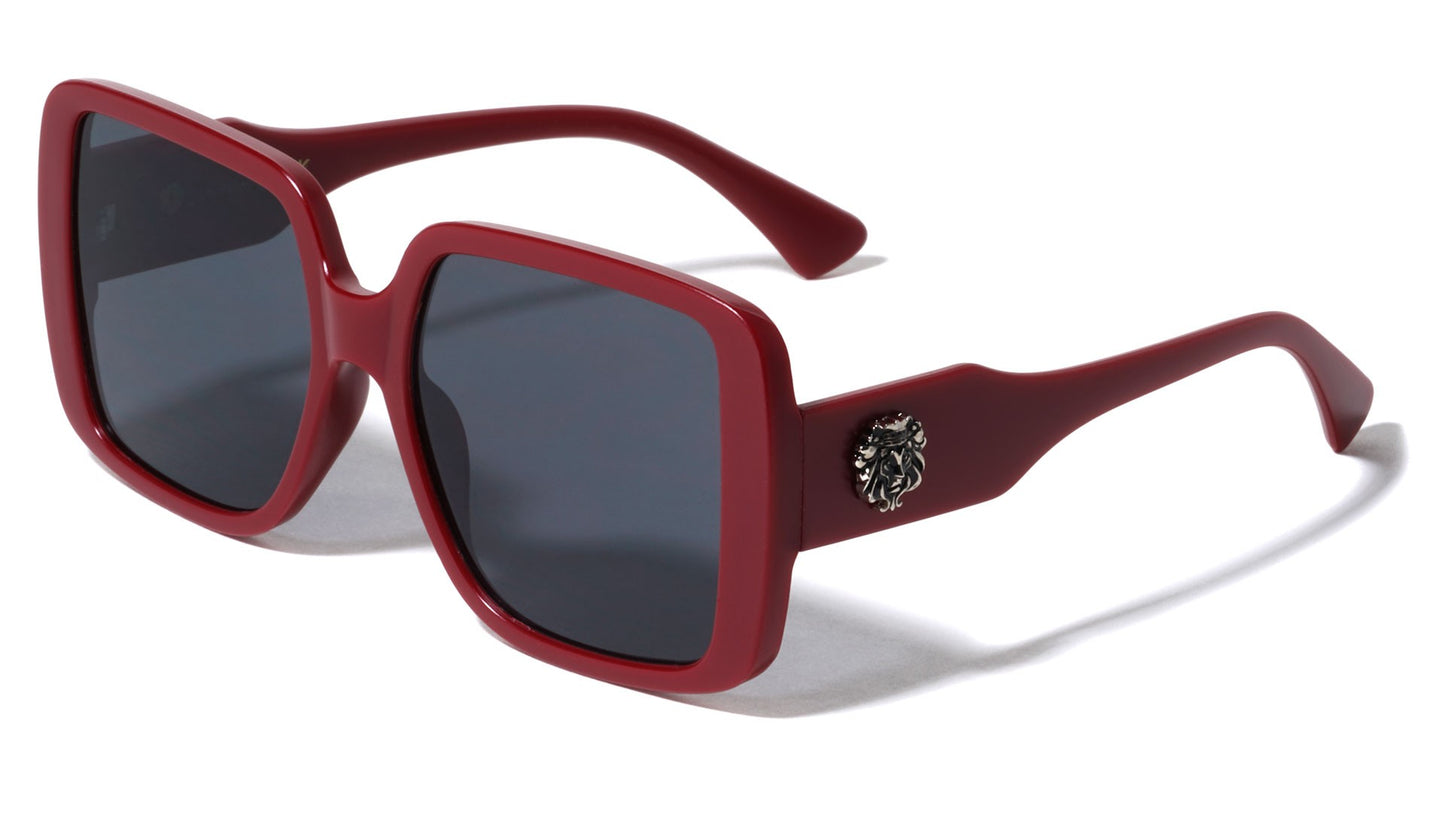 Lion Head Fashion Square Sunglasses lh-p4085