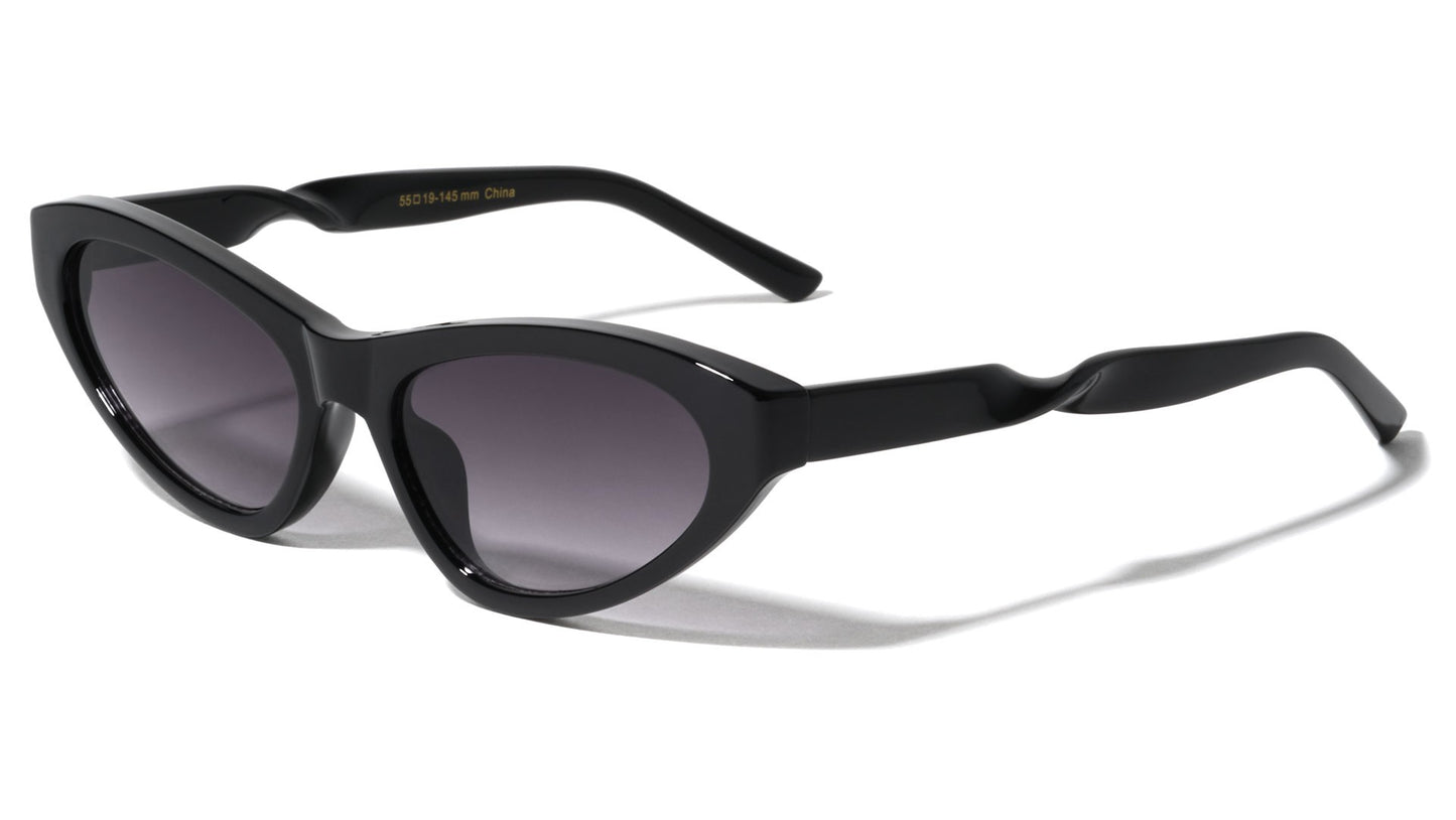 Twisted Temple Cat Eye Sunglasses p6779