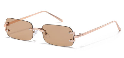 Giselle Metallic Rimless Sunglasses gsl28241