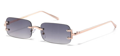 Giselle Metallic Rimless Sunglasses gsl28241