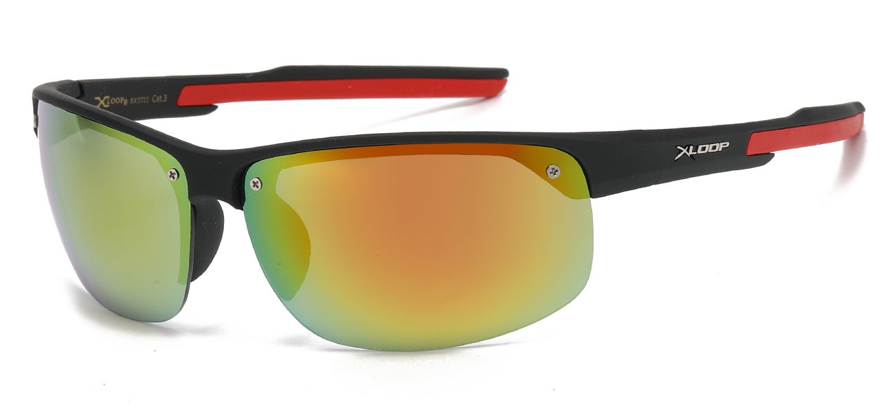X-Loop Semi Rimless Sunglasses x2711