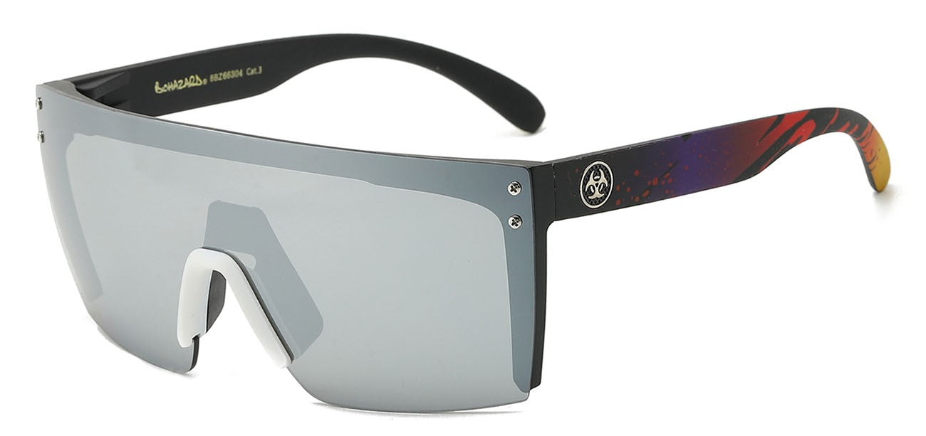 Biohazard Square Wrap Sunglasses bz66304