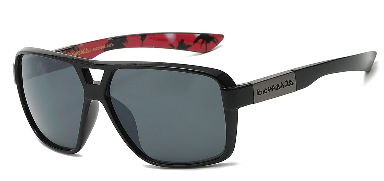 Biohazard Square Wrap Sunglasses bz66305