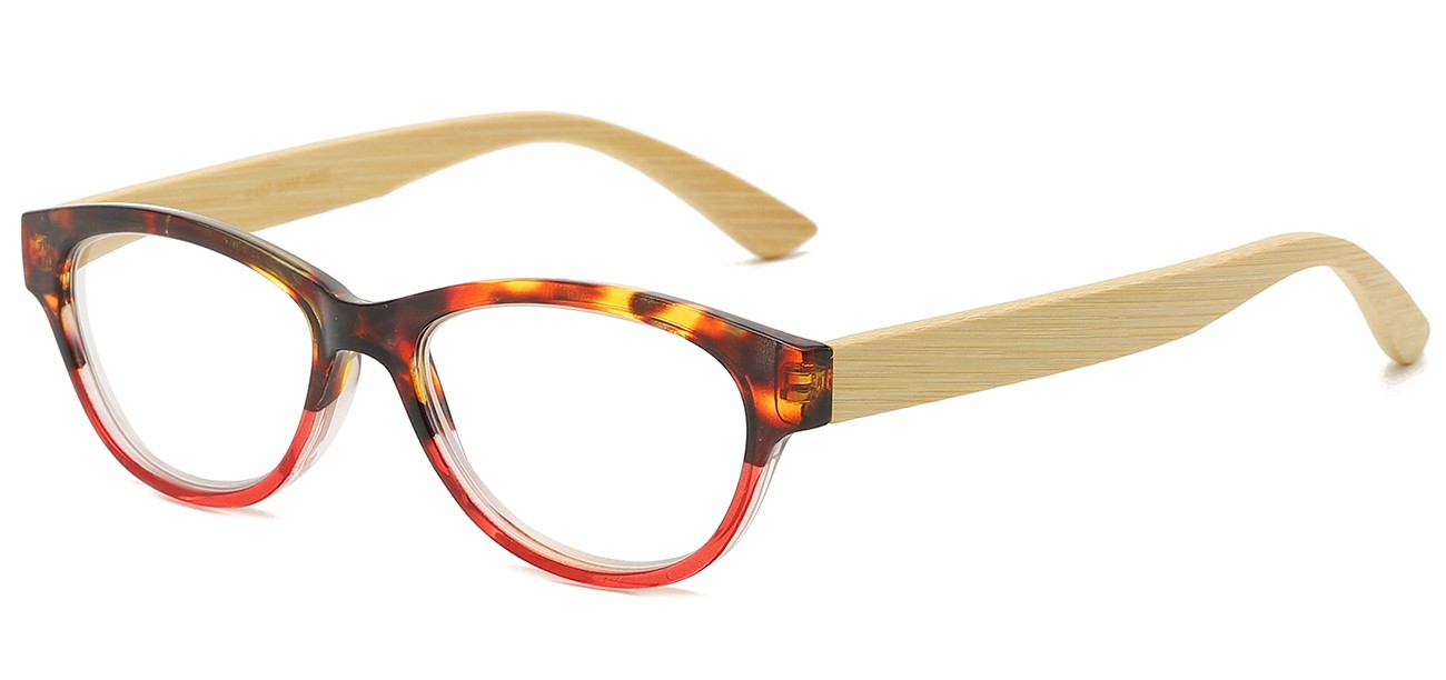 Reading Glasses Bamboo Temple r457-bam