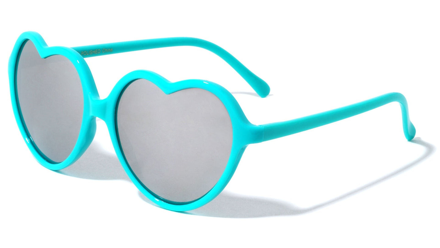 Heart Neon Color Sunglasses pt0031-neon-heart