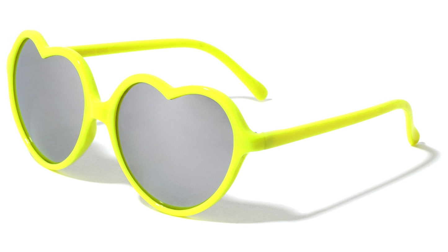 Heart Neon Color Sunglasses pt0031-neon-heart