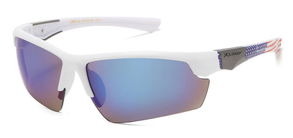 Xloop Polymer Wrap Frame Sunglasses x2718-usa