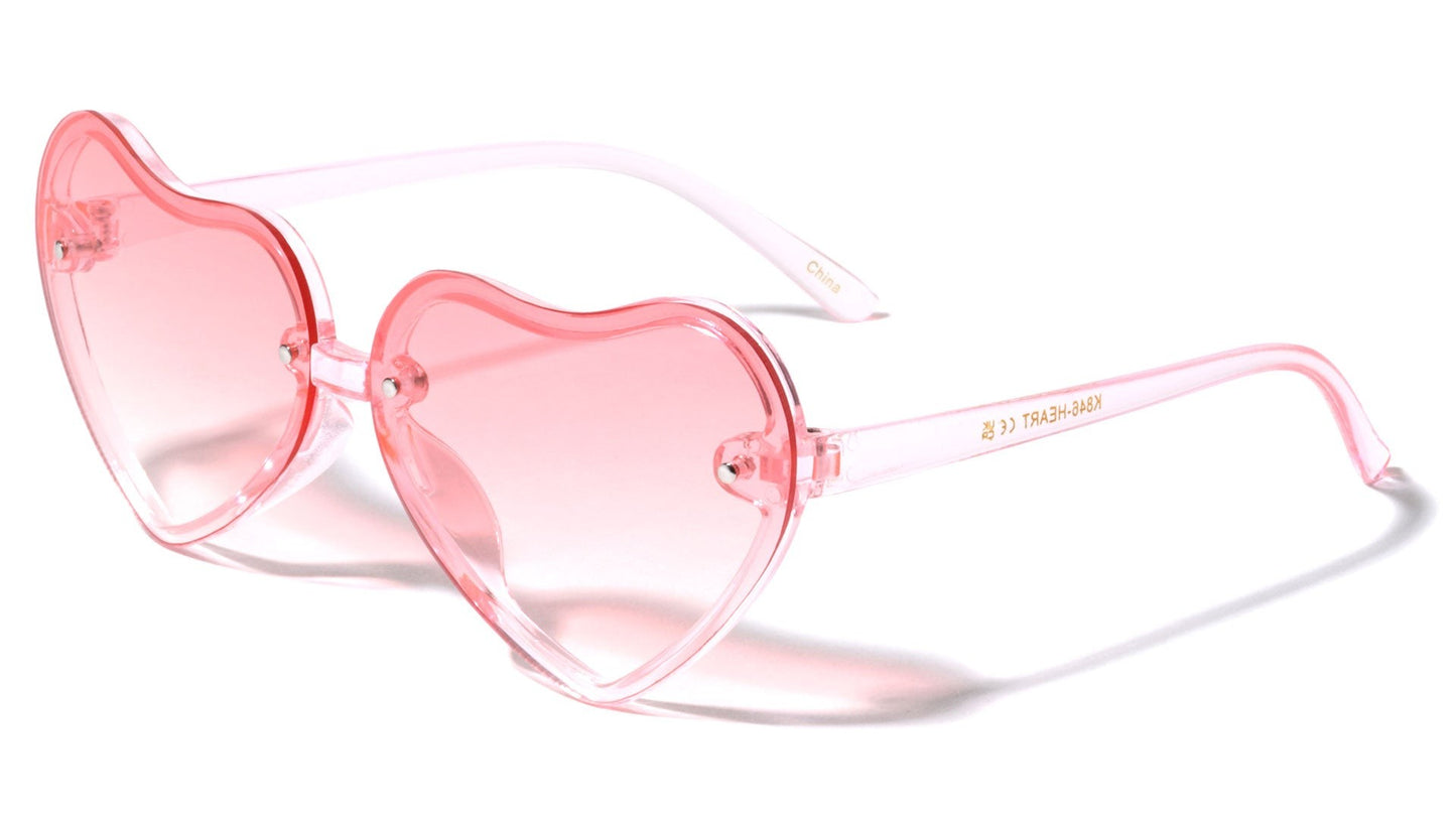 Kids Heart Shaped Sunglasses k846-heart