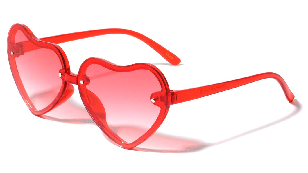 Kids Heart Shaped Sunglasses k846-heart