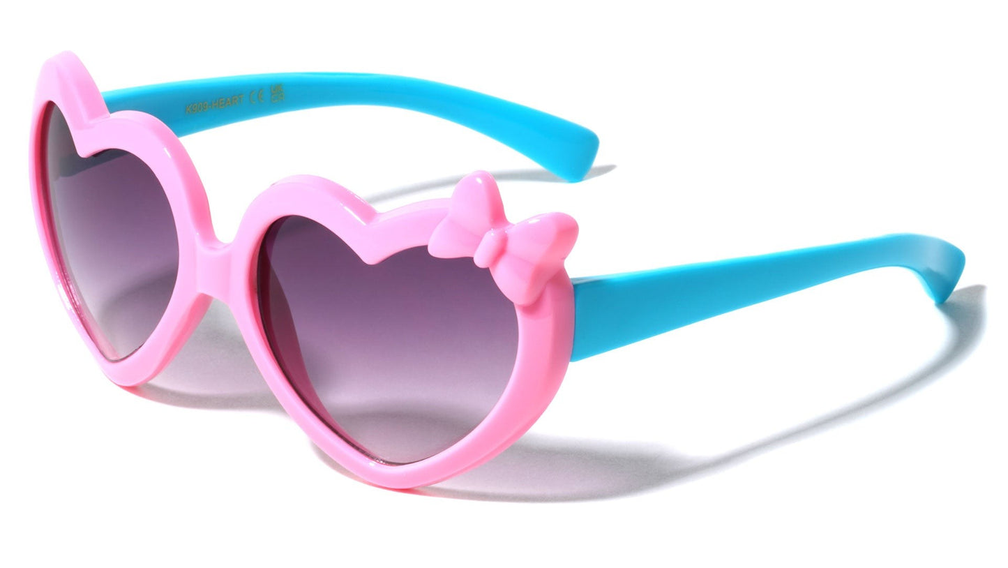 Kids Heart Shaped Sunglasses k909-heart