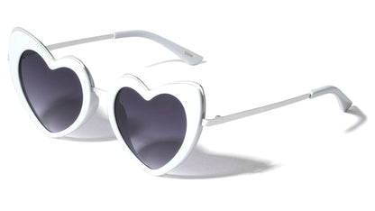 Metallic Heart Shaped Sunglasses m10908-heart