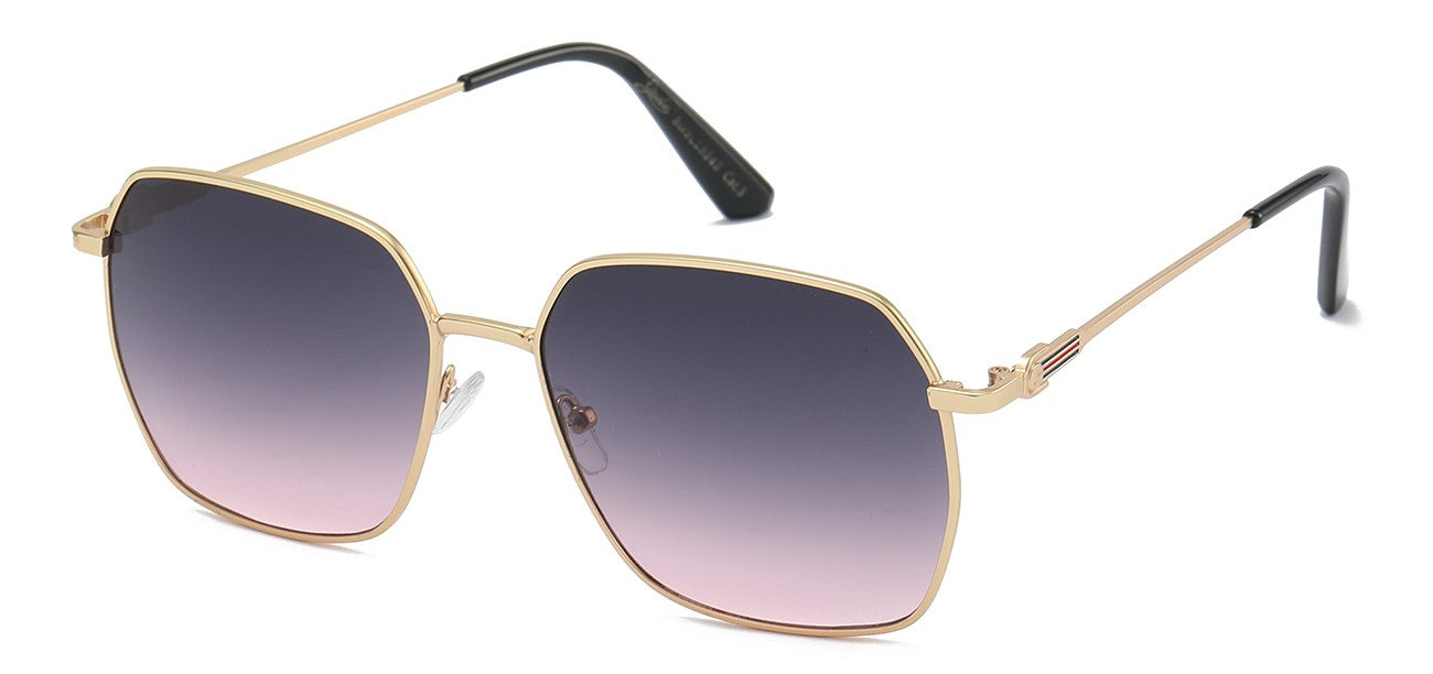 Giselle Metallic Square Sunglasses gsl28245