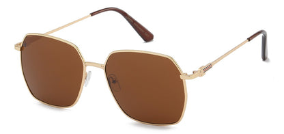 Giselle Metallic Square Sunglasses gsl28245