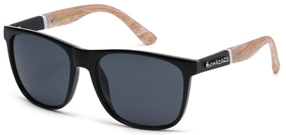 Biohazard Wood Temple Sunglasses bz66269