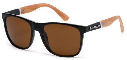 Biohazard Wood Temple Sunglasses bz66269