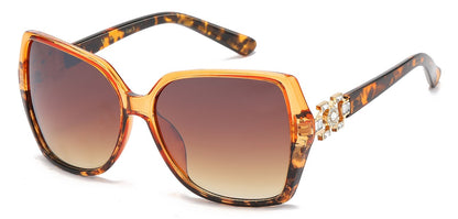 Rhinestone Polymer Frame Sunglasses rs2059