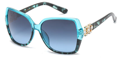 Rhinestone Polymer Frame Sunglasses rs2059