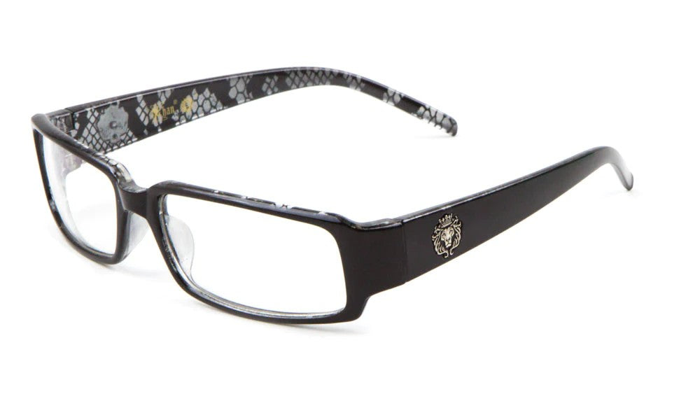 Lion Head Rectangle Clear Lens  clr-5209