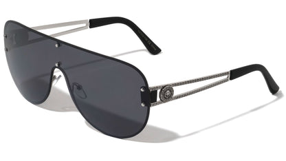 Lion Rimless Shield Sunglasses lh-m7812