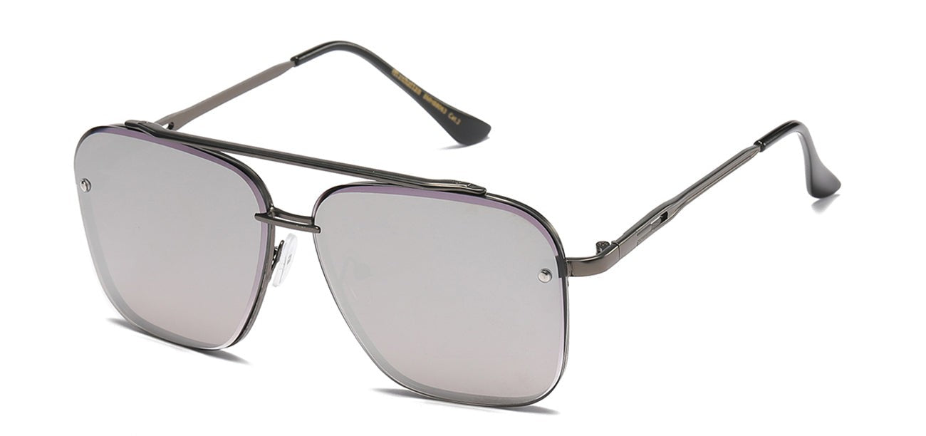 Manhattan Metallic Square Aviator mh88063