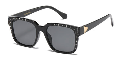 Rhinestone Square Frame Sunglasses rs2069