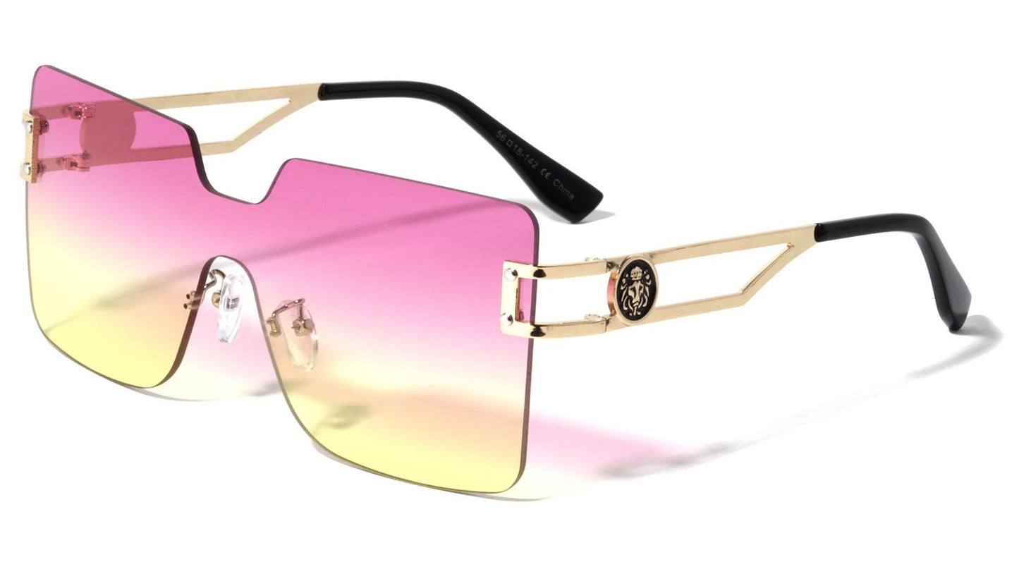 Lion Rimless Butterfly Sunglasses lh-m7823