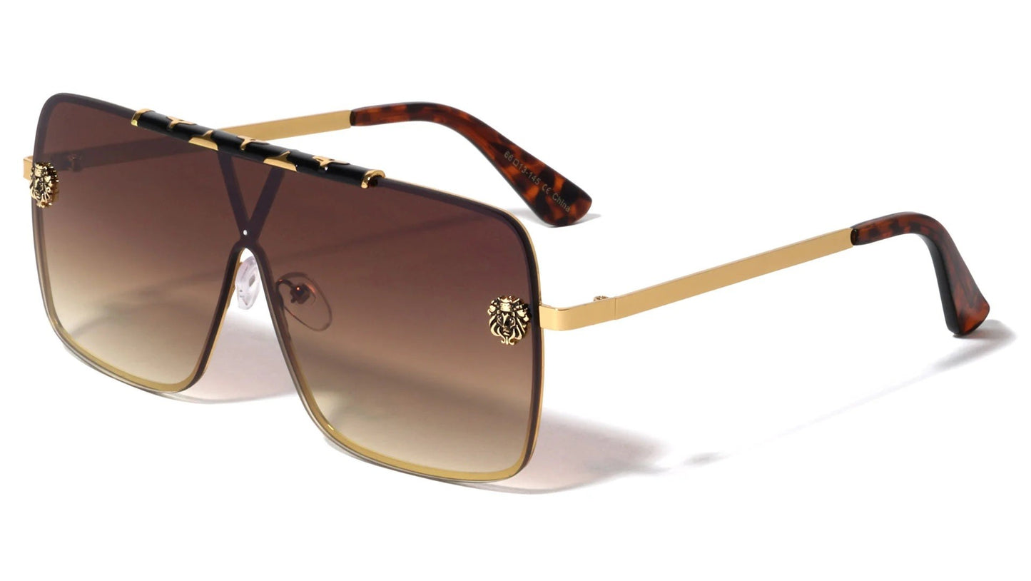 Lion Rimless Fashion Sunglasses lh-m7826