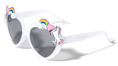 Kids Heart Shaped Sunglasses k812-heart