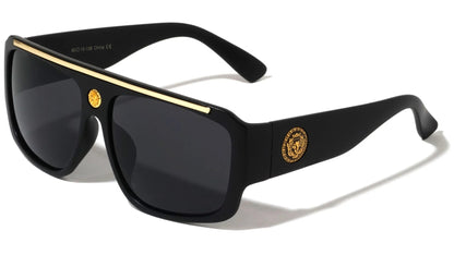 Lion Thick Temple Square Shades lh-5350