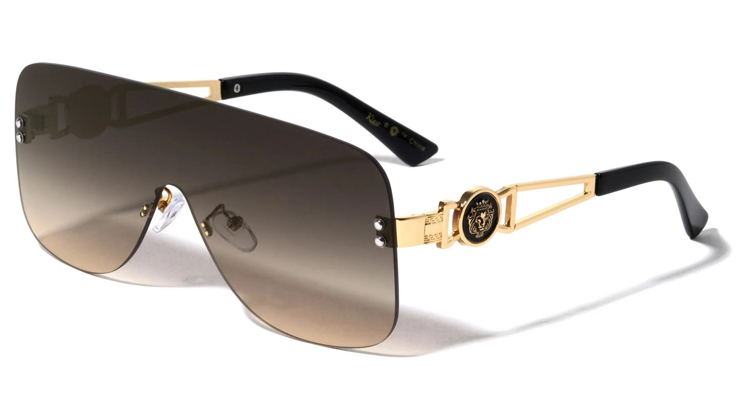 Lion One Piece Shield Sunglasses lh-m7836