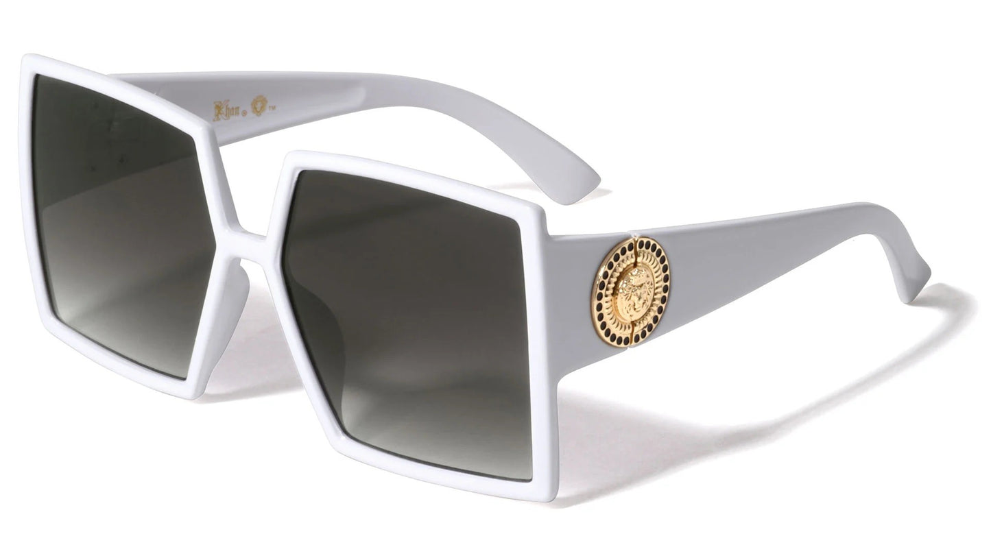 Lion Taper Temple Square Sunglasses lh-p4050