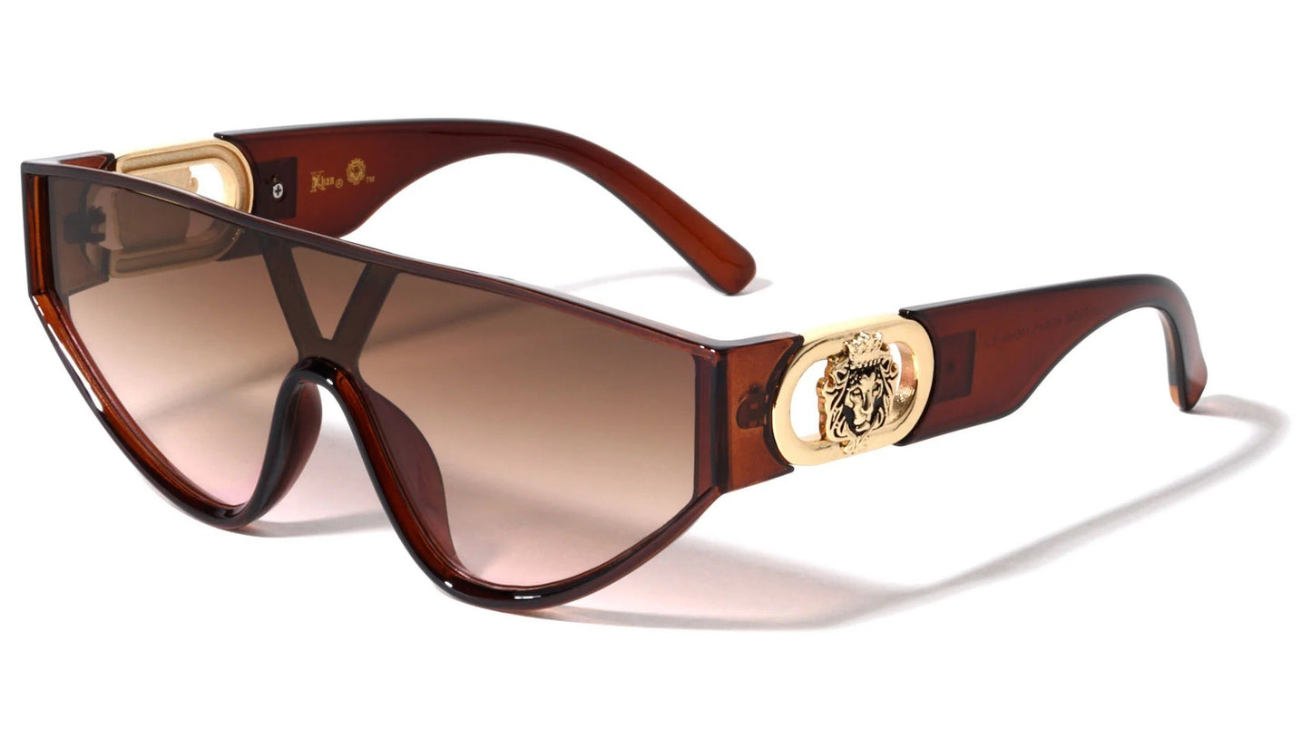 Lion Shield Thick Temple Sunglasses lh-p4046