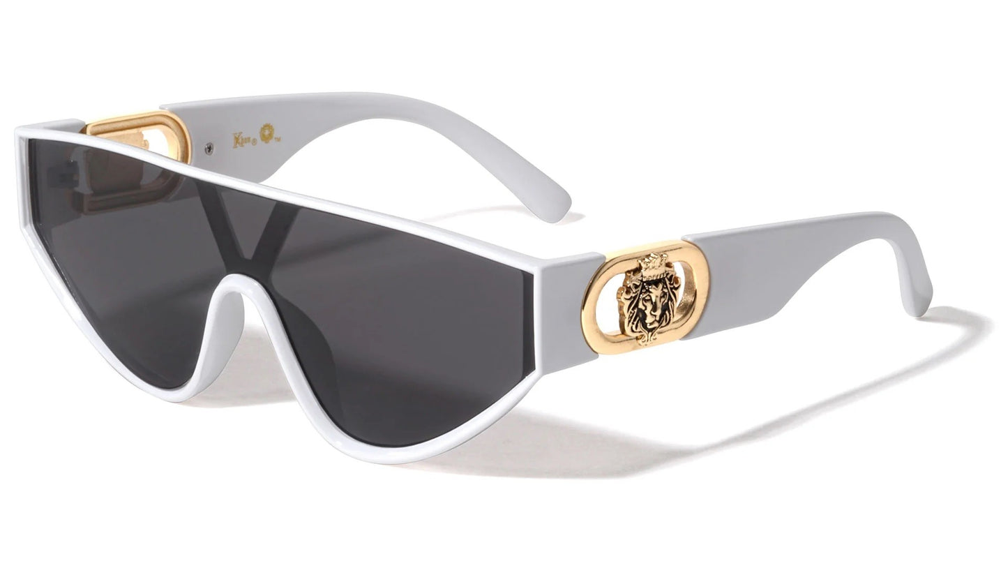 Lion Shield Thick Temple Sunglasses lh-p4046