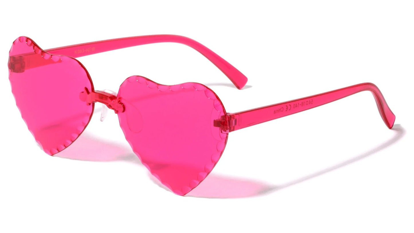 Kids Heart Shaped Sunglasses k863