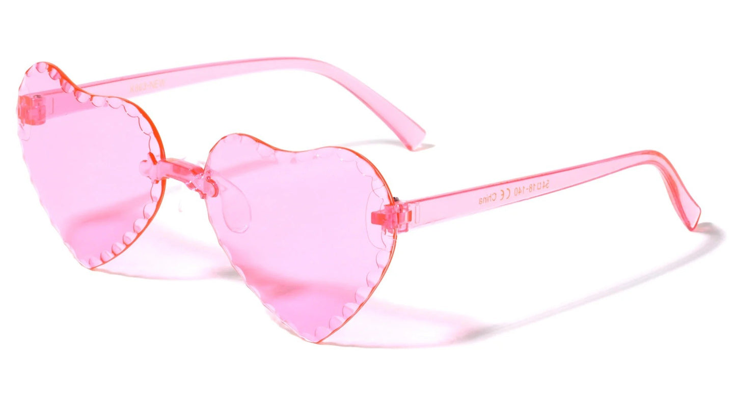 Kids Heart Shaped Sunglasses k863