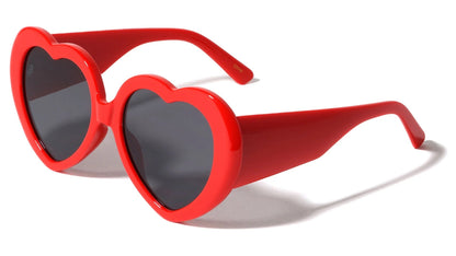 Heart Shaped Thick Rim p6643-heat-red-pink