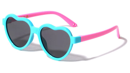 Kids Heart Duotone Polarized Shades k906-pol