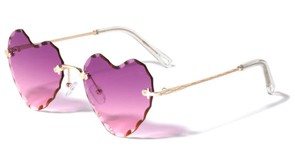 GLO Heart Diamond Cut Rimless glo-M219