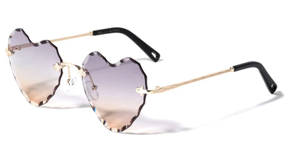 GLO Heart Diamond Cut Rimless glo-M219